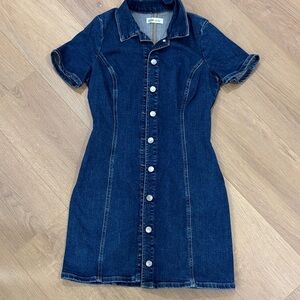 NWOT Zara Blue Denim dress